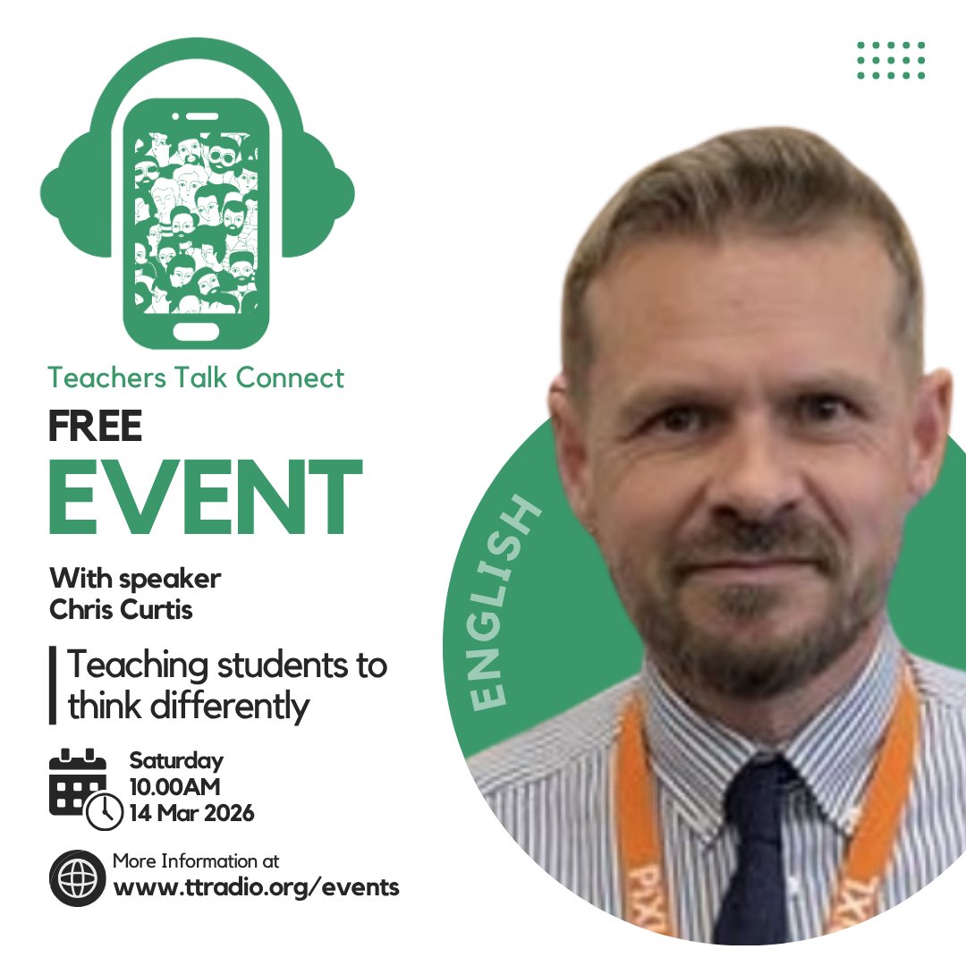 TTRadioOfficial's tweet photo. The English Strand at TTR Connect 2026! So far, we have announced eight speakers with many more to come! Check them out here: https://t.co/1Ck7uImGFm and get a free ticket here: https://t.co/HEYBnQoXy7 https://t.co/ClD7DlEdeb