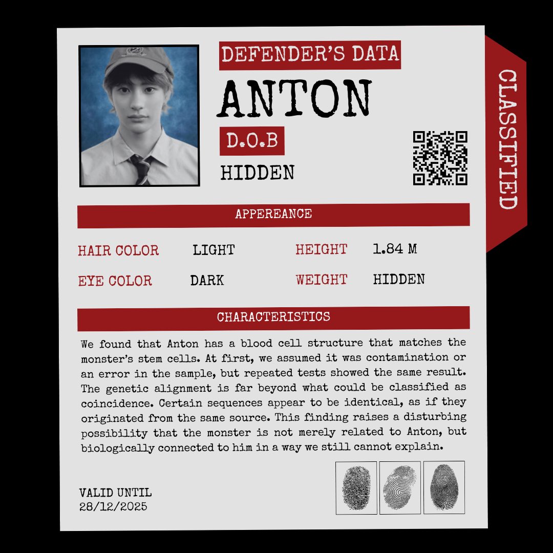 BloodiedTale's tweet image. First suspect to be eliminated: Anton.

Congratulations! The Defenders successfully eliminate the first monsters. Evidence proved below.