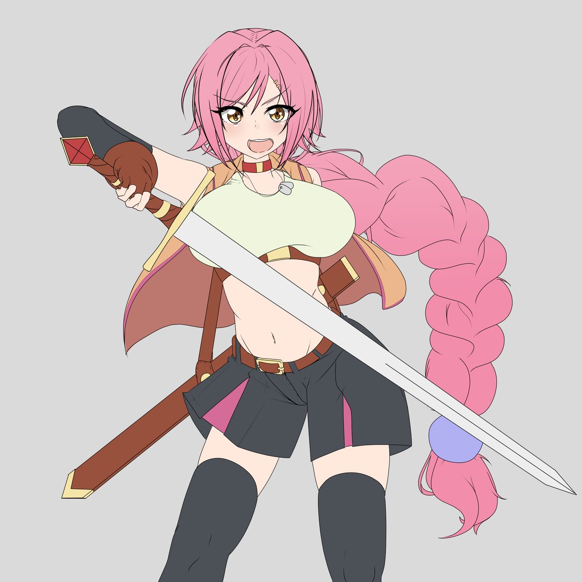 次描いていくメインの子のwip 