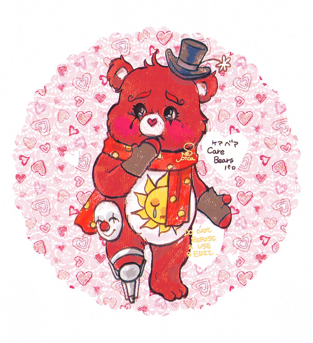 イベントで熊になってたから描きたくなったやつ....(パロディ)