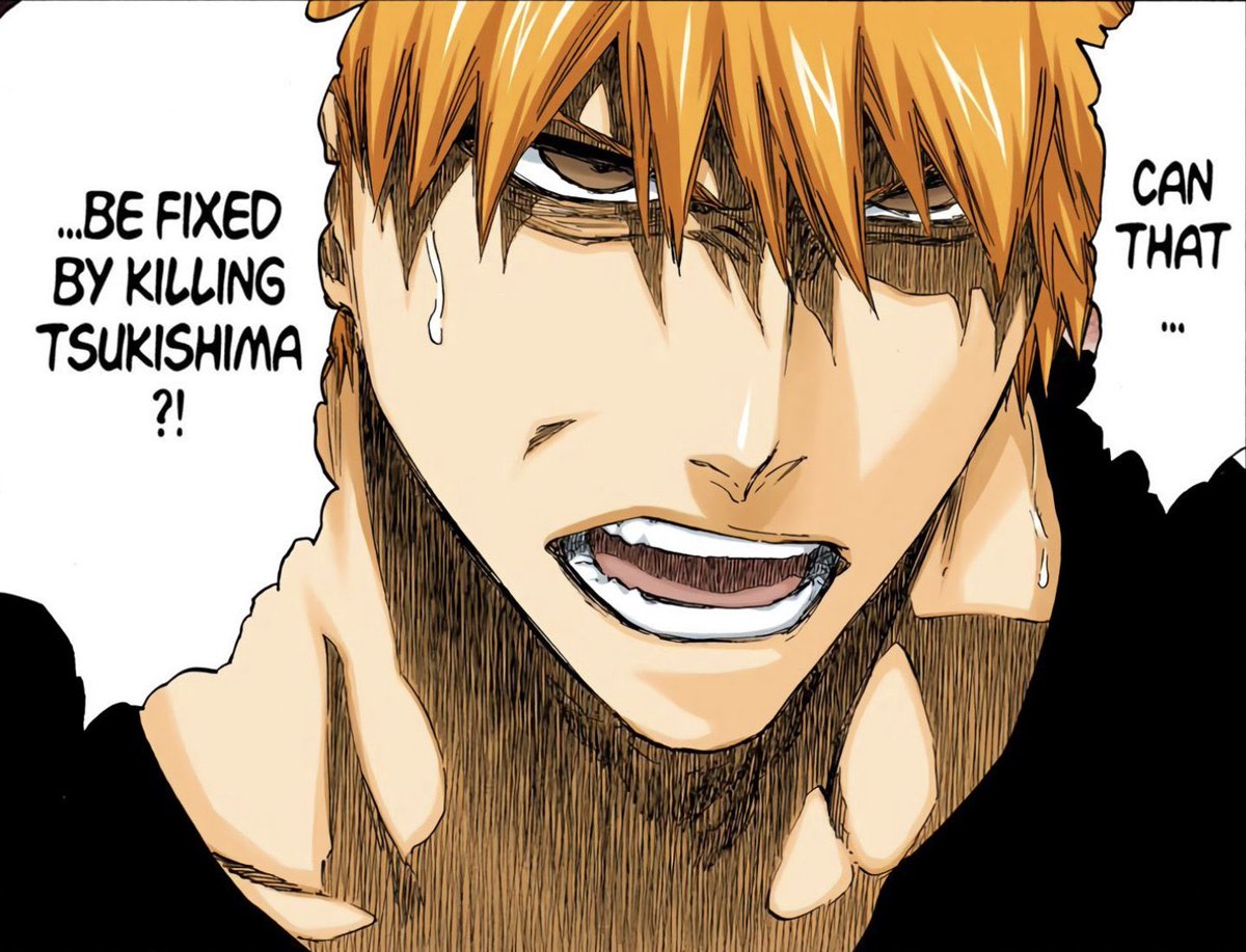murderlight's tweet image. the way this arc drove ichigo to consider murder as a solution. next level grassroots psych torture
