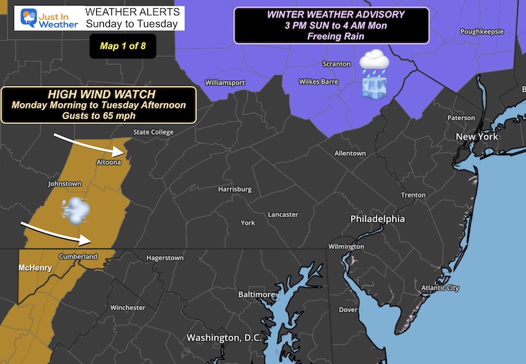 JustinWeather's tweet image. Good morning it's SUNDAY December 28
🌀 A Bomb Cyclone will pass NORTH OF US - through Great Lakes. Blizzard there, ice storm Northern New England, and we get clipped on the Southern Edge…
🌧️ Spotty rain showers today, narrow band of rain Monday
💨 WIND is our main story. ⚠️…