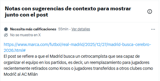 Estoy llorando han tenido que poner una nota de la comunidad 😭😭😭😭