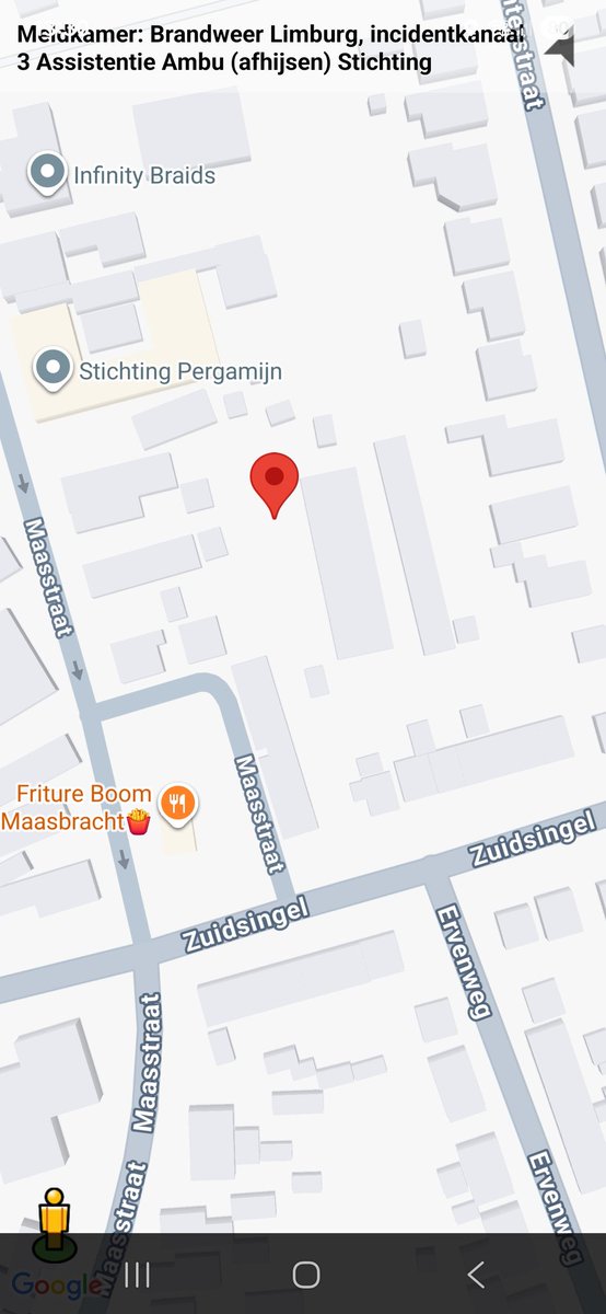 Afhijsen patiënt met inzet van ambulance en brandweer