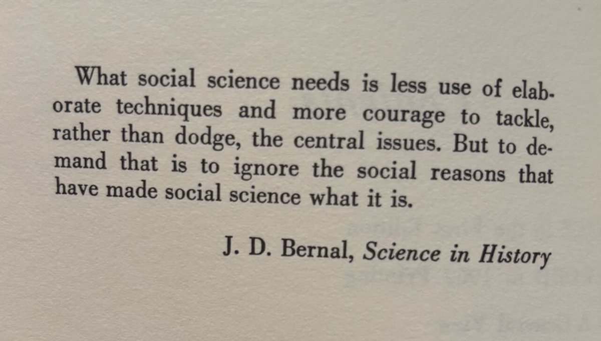 A timeless epigraph from Baran's "The Political Economy of Growth"... from 1957