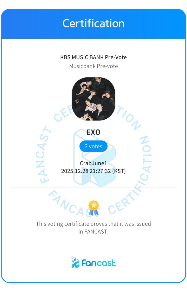 CrabJune99's tweet photo. Let's join voting chain EXO π₯
π³οΈ https://t.co/wwNbmUnKER
πͺ @lfourexo9 @EXOmylove1_ @Aiji008
EXOLS ASSEMBLE FOR EXO
#EXOLsBounceBack
#EXO_TheFirstSnow
#첫λ_μμ
#EXO #μμ @weareoneEXO https://t.co/SQr68EwEnf
