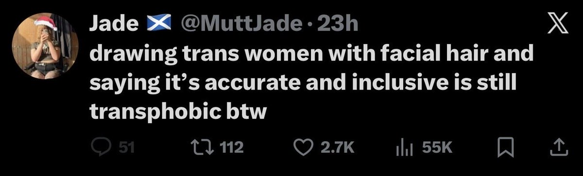 NumberOneCu's tweet image. I really wish they would get their story straight. One minute they’re yelling “TW don’t owe you femininity!” and “TW are women even if they don’t take hormones or have surgeries!” but also “TW don’t have facial hair!” Make up your minds already. It’s almost like trans is nonsense