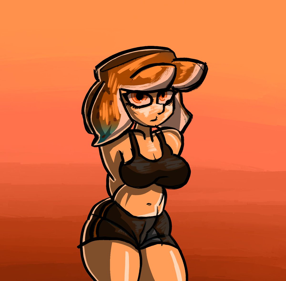 Tried experimenting with the lighting + turned pen stabilisation off + tried out a different brush

Agent 4 chilling at dusk