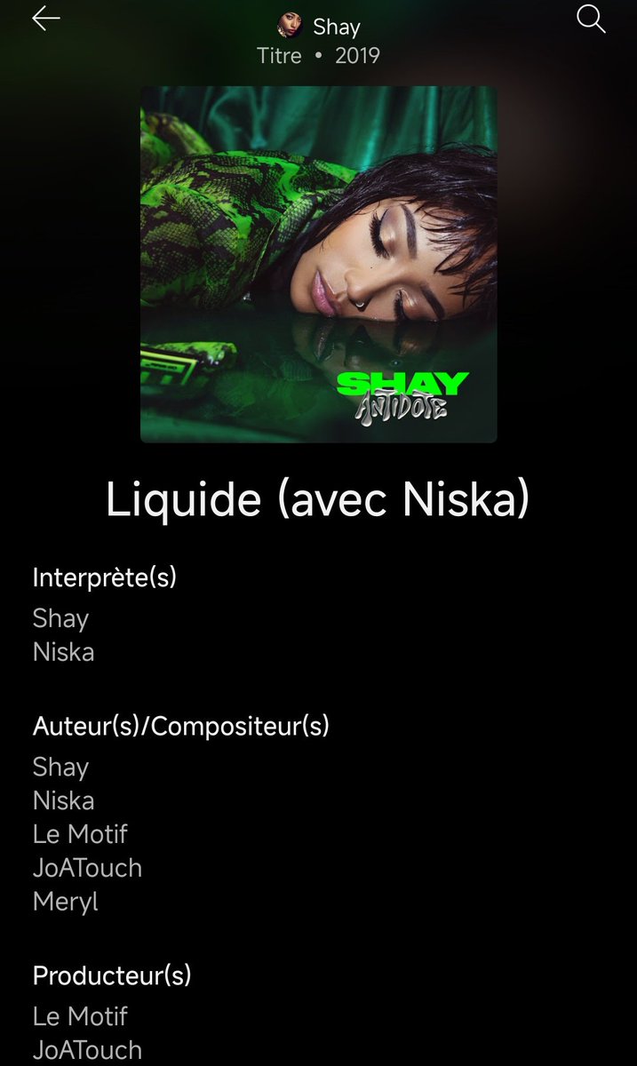 FcTiakola's tweet image. D'ailleurs elle a écrit le meilleur album de Shay, un son pour Ronisia, pour Niska, le code de SCH, a produit pour Fally. C'est l'artiste féminine la plus talentueuse du game