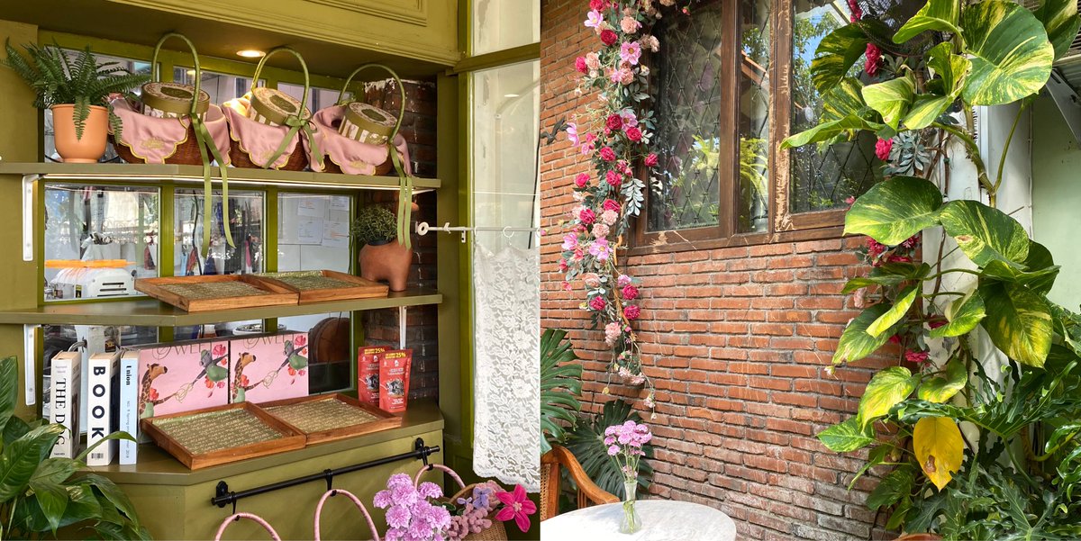 taleofdaisy's tweet image. cafe hopping. 🍄🍃🫧🪷🫙