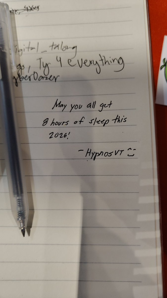 Soooo...

May nagparamdam kanina sa booth nila <a href="/AndciderLomi/">Lomi Ch. 🍜【&Cider】- #VDate2026 @Kureyon Café!</a> at <a href="/AndciderTapsi/">Tapsi 🍛【&Cider】Your One and Only Cutie (comms0/5)</a> 👀

Hope y'all get complete sleep this 2026! 😴