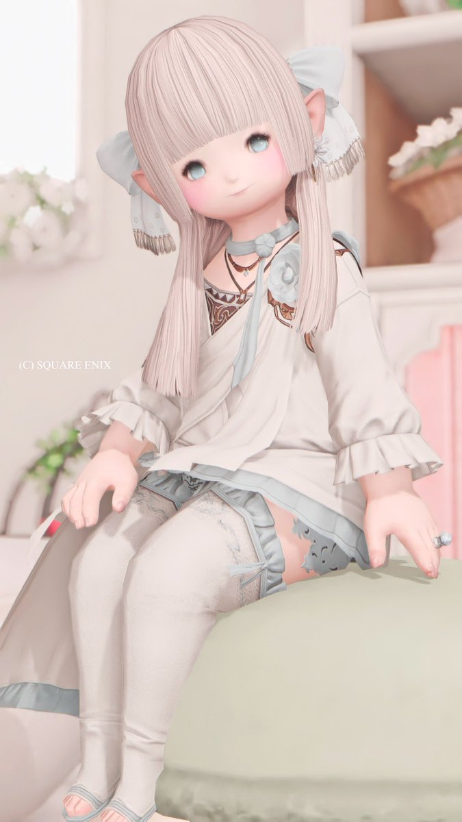 レンジの新式もかわいい💭🩵
#FF14 #ララフェル