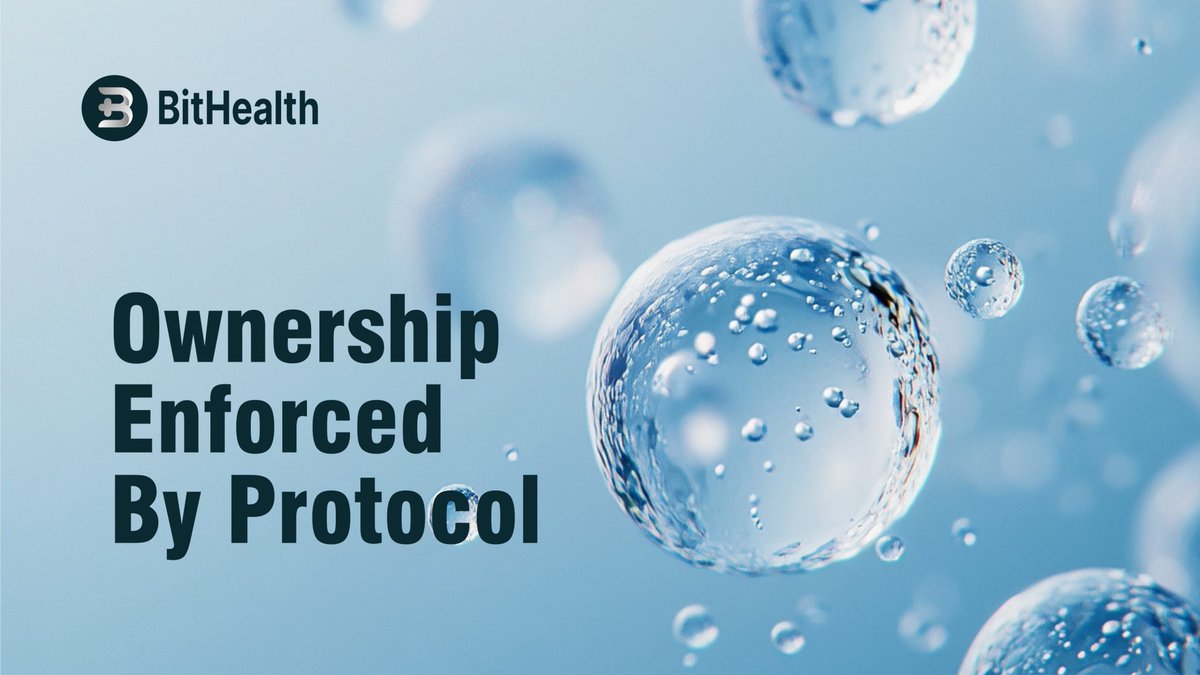Ownership in healthcare should be enforceable, not symbolic. 🔐🧬

BitHealth embeds clear rules directly at the protocol level, ensuring control over health data is real, programmable, and respected at every step.

When ownership is built into the system itself, trust follows and