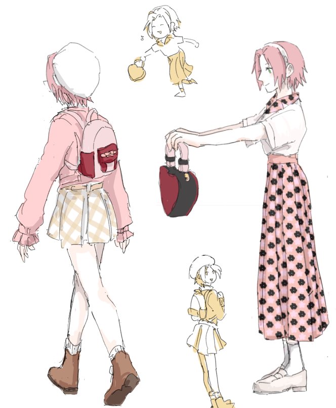 ankotyan73's tweet photo. 少し前見かけたコラボカバンとか描き下ろしとか可愛かったな〜と https://t.co/ZbxcheLNtR