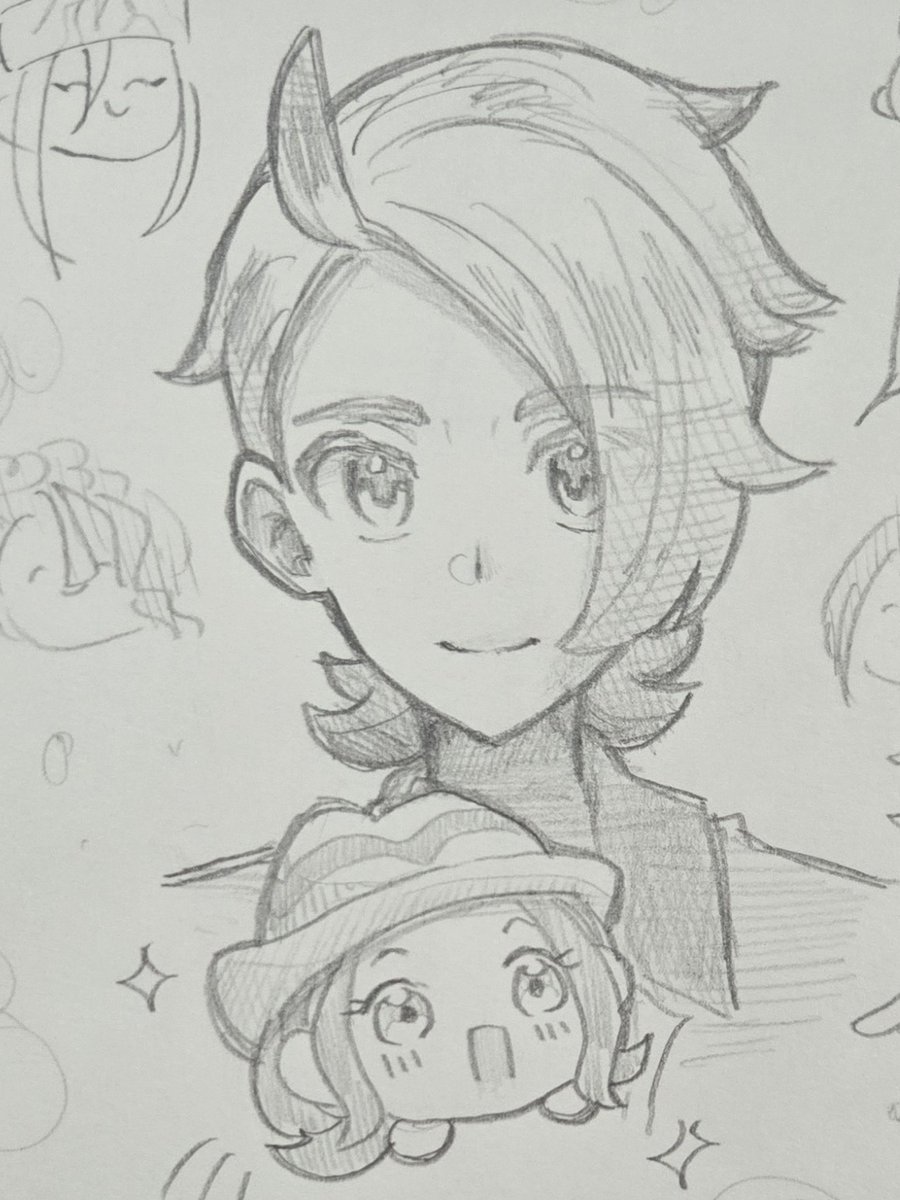 アナログってムズすぎませんか???
妹とキャッキャしながら描いたのですが
久々すぎてどうやって描いてたっけ…?
ってなってしまいました……
デジタル慣れって怖い……

とりあえずgiくんが
可愛いということだけは分かります。 