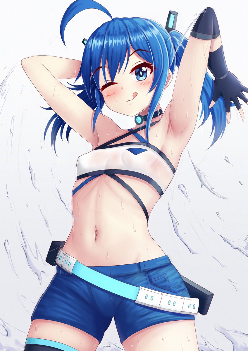 I've been absent last year for drawing Eris with water theme 
So this artwork will be my last for this year  
Thank you again for the support 💕 
#エリス #Eris