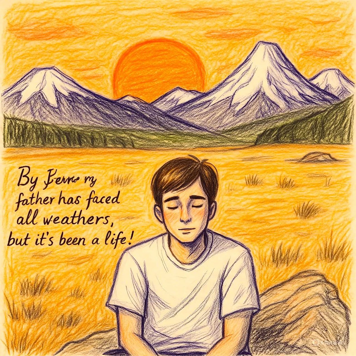 RobinJansenAuth's tweet photo. And a young man should think: By Jove 
my father has faced all weathers, but it's been a life!

- Beautiful Old Age, by D. H. Lawrence 

#NewYear #NewYear2026 #poem #poetrycommunity #dhlawrence #poetrylovers #life #writerscommunity https://t.co/BanoRZmjUI