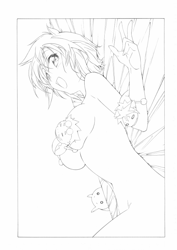 アナログ時代の線画2 エルニィかな? 