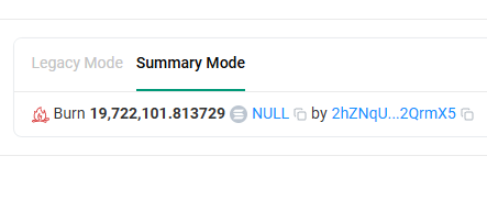 NullRouteOS's tweet image. Entire DEV supply (19,722,101 $NULL / 2%) has been burnt.

Solscan → solscan.io/tx/4AwHjWovpZB…