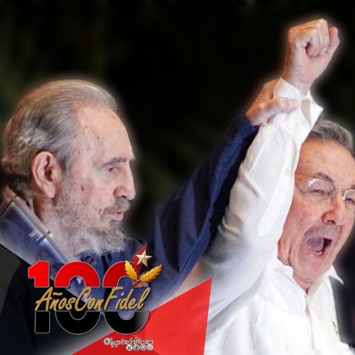 IzquierdaPinera's tweet photo. 🇨🇺| Raúl sobre Fidel:

"Fidel es Fidel, todos lo sabemos bien. Fidel es insustituible y el pueblo continuará su obra cuando ya no esté físicamente".

#100AñosConFidel
#IzquierdaPinera https://t.co/t4SR3ct58s