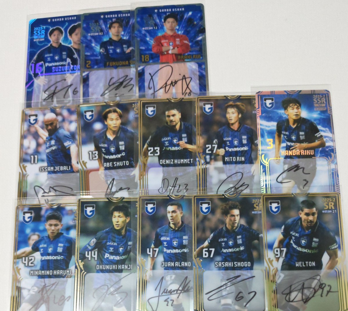 オンサイトカード ガンバ大阪 交換募集 出) 第1弾 SSR16,SR2,18 第2弾
