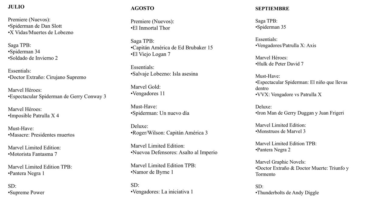 Groot_UM's tweet photo. Como cada año, me gusta organizarme los tomos del Plan Editorial Marvel de @PaniniComicsEsp por líneas y meses.

Es un primer "borrador", así que puede tener algún error. Y no meto grapas ni grapilomos porque no los compro.

Pero si a alguien le va bien así, ahí lo tenéis 👇🏻 https://t.co/VGK9SA9WGt