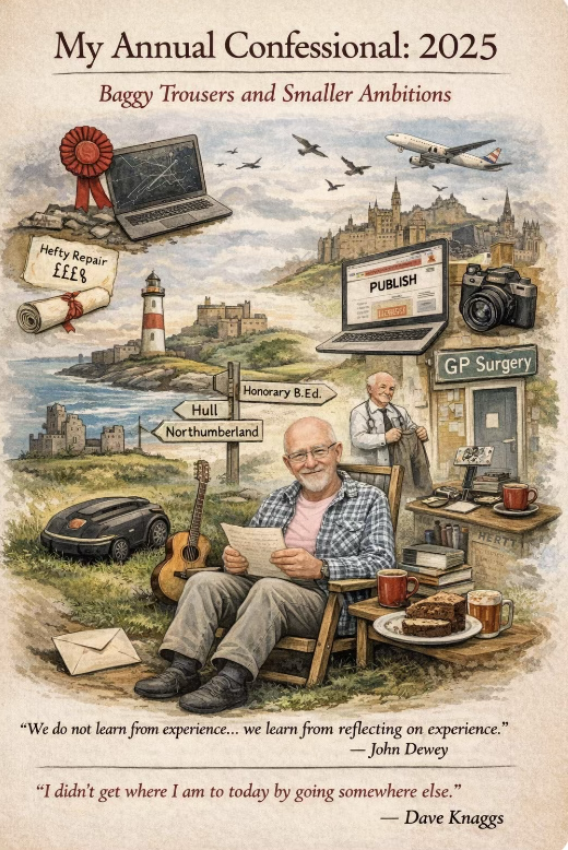 RealDaveKnaggs's tweet photo. My Annual Confessional 2025: The Year I Stopped Caring and Learned to Enjoy Everything https://t.co/LGW3BpzW6j https://t.co/6AbKZUW34i