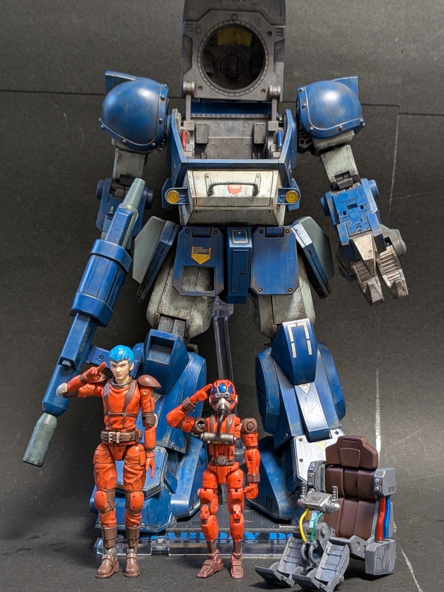 #PLAMAX #ラビドリードッグ にパイロットついてない問題Part2(6/6)

という訳で、今度こそ完成。MAXさ～ん、次回以降はパイロットもつけて下さい、非可動で良いので。

#ボトムズ
#装甲騎兵ボトムズ