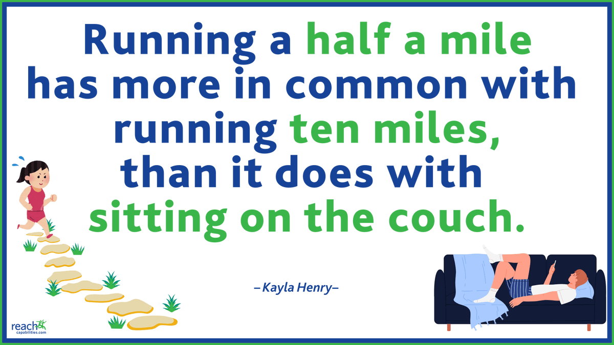 ReachCap's tweet photo. Every small step, no matter the distance, is progress. Start small to build momentum - one stride at a time. By leveraging your natural #strengths, you achieve more; faster! Do you know your #Kolbe? Find out on Feb. 20. https://t.co/DkfQ5rtrfk https://t.co/mozAQVcnzO