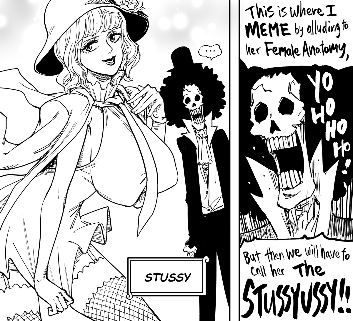 Patreon request: One Piece, Stussy.
I feel like I 've waited all my life to call someone "The Stussyussy".