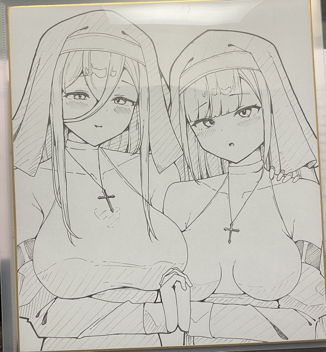 色紙の準備ができた!
セリスちゃん姉妹と冬の白珠コンビがスペースでお待ちしてます☺️ 