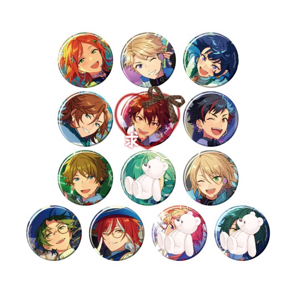 交換】あんスタ コレクション缶バッジ コレ缶 Dec. Idol 譲:ゆうた,嵐