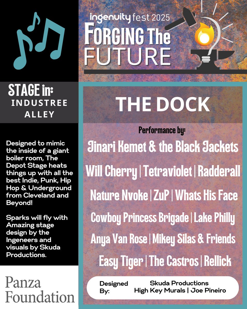 SkudaProduction's tweet image. Next up on my lighting plots of 2025 we have Ingenuity Fest Dock Stage where we had performances from artists including ZuP, Jinari Kemet, Mikey Silas, and many more!
📷 Gennifer Harding-Gosnell