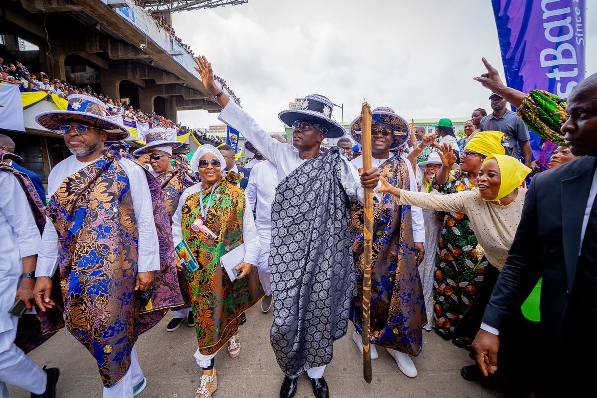 AsiwajuOladimej's tweet image. Tradition! Culture! Eko lo n pe bi!
The beauty of the EYO FESTIVAL! #AdamuOrisaPlay #EyoFestival2025