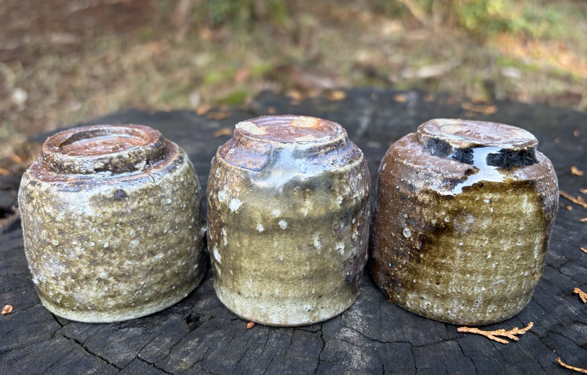 shingo997's tweet image. 信楽焼ぐい呑み🍶
松の灰が溶けてビードロになっています。信楽焼も良いもんですね😀

#Yakishime  #BizenWare  #ShigarakiWare  
#WoodFiredKiln  #Unglazed  #JapaneseTradition
#JapaneseCeramics  #WabiSabi  #ClayArt

#焼締 #備前焼 #信楽焼 #薪窯 #無釉 #伝統工芸