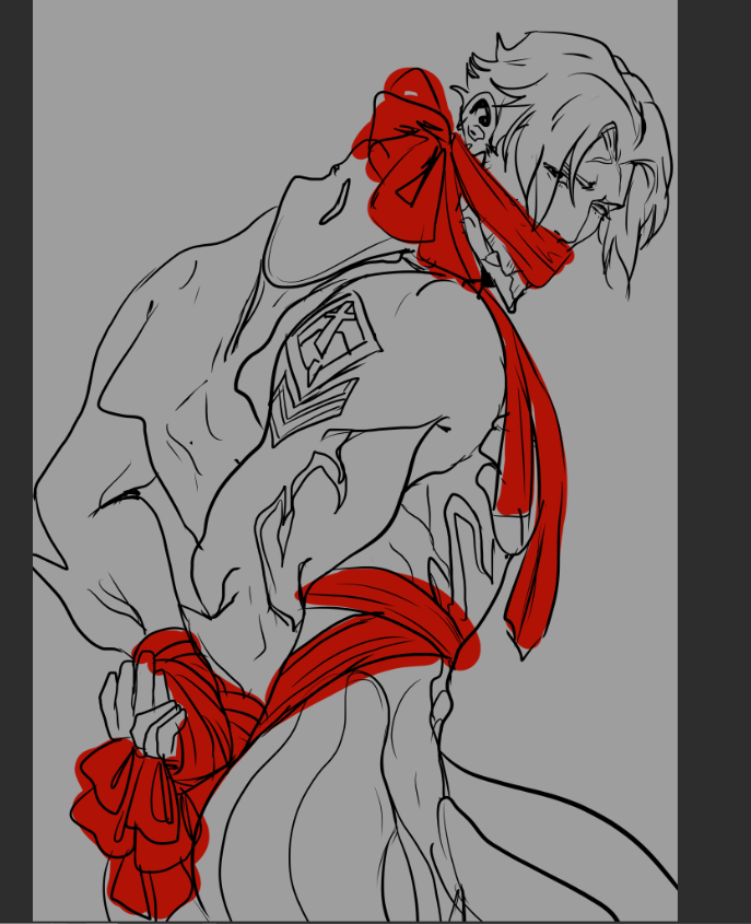 「at least enjoy the 2/6 wrapped Hex WIPs」|KARU~🇨🇿 taking fandom Ls day after dayのイラスト