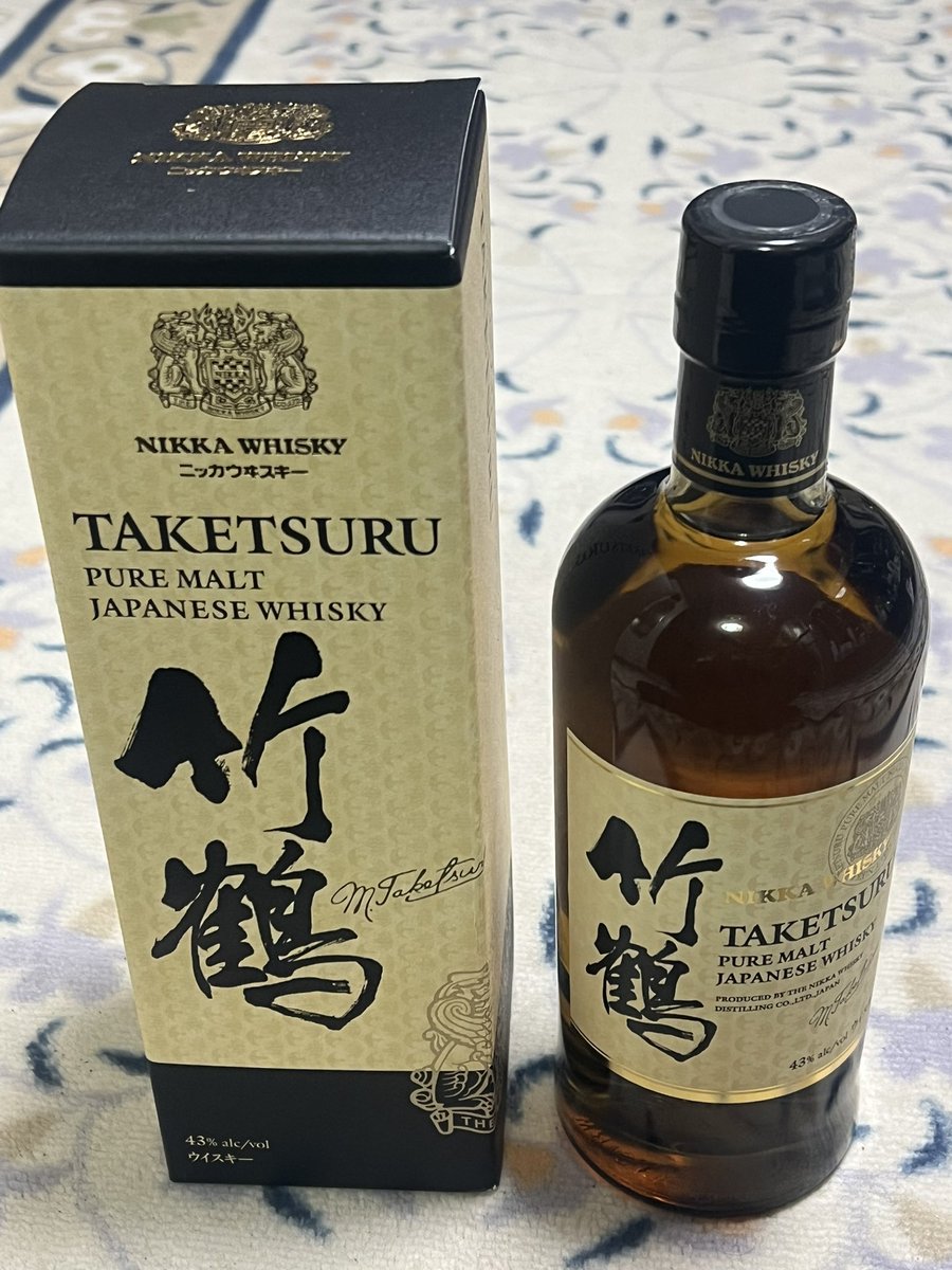 竹鶴が買えた。^_^ 以前は宮城峡と余市は売っていたが、この頃余市は見