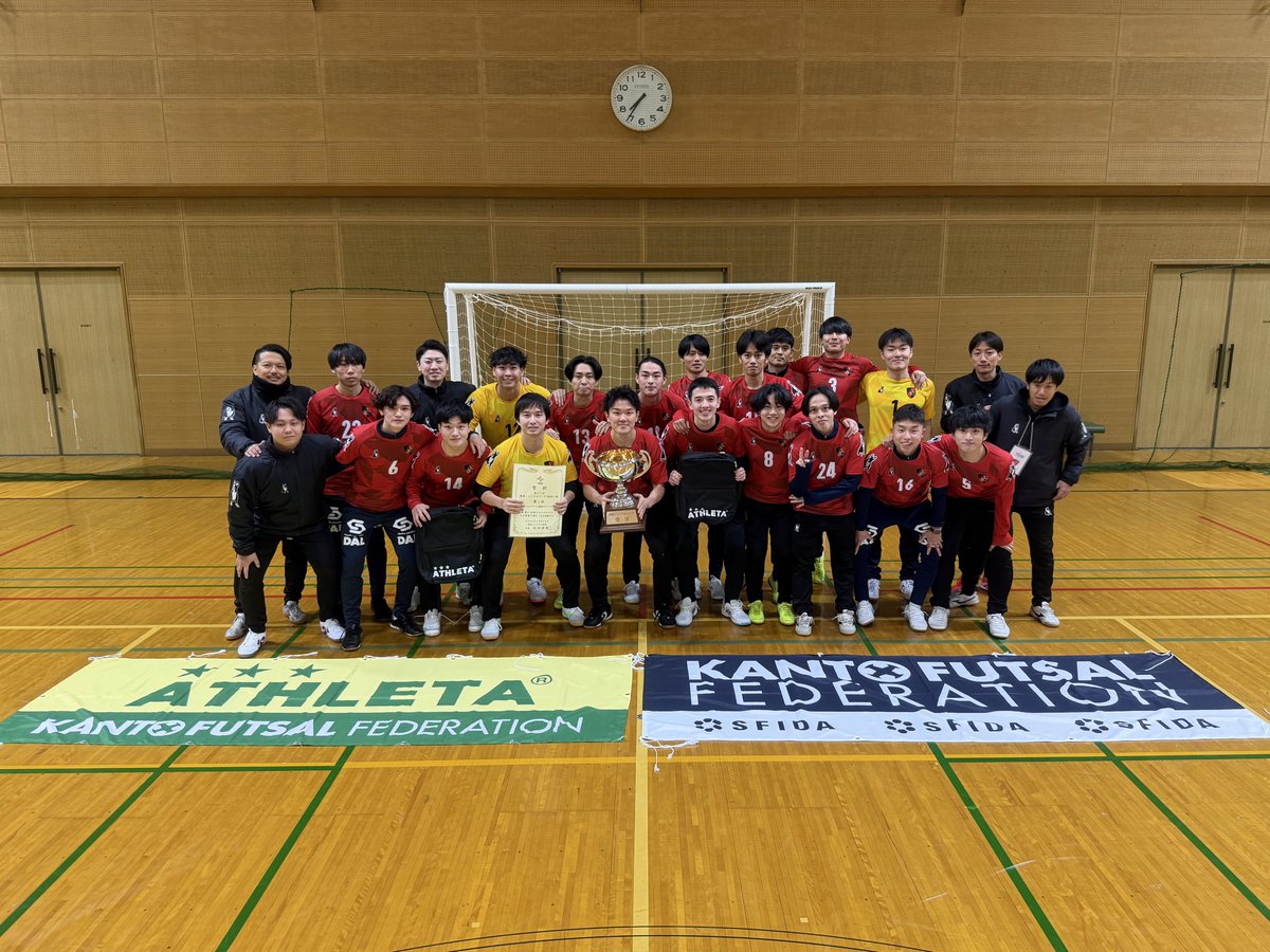 🟥関東フットサルリーグ2025 1部🟩
〈年間表彰〉

🥇優勝🥇

バルドラール浦安セグンド

#関東フットサルリーグ　
#FUTSAL
#フットサル