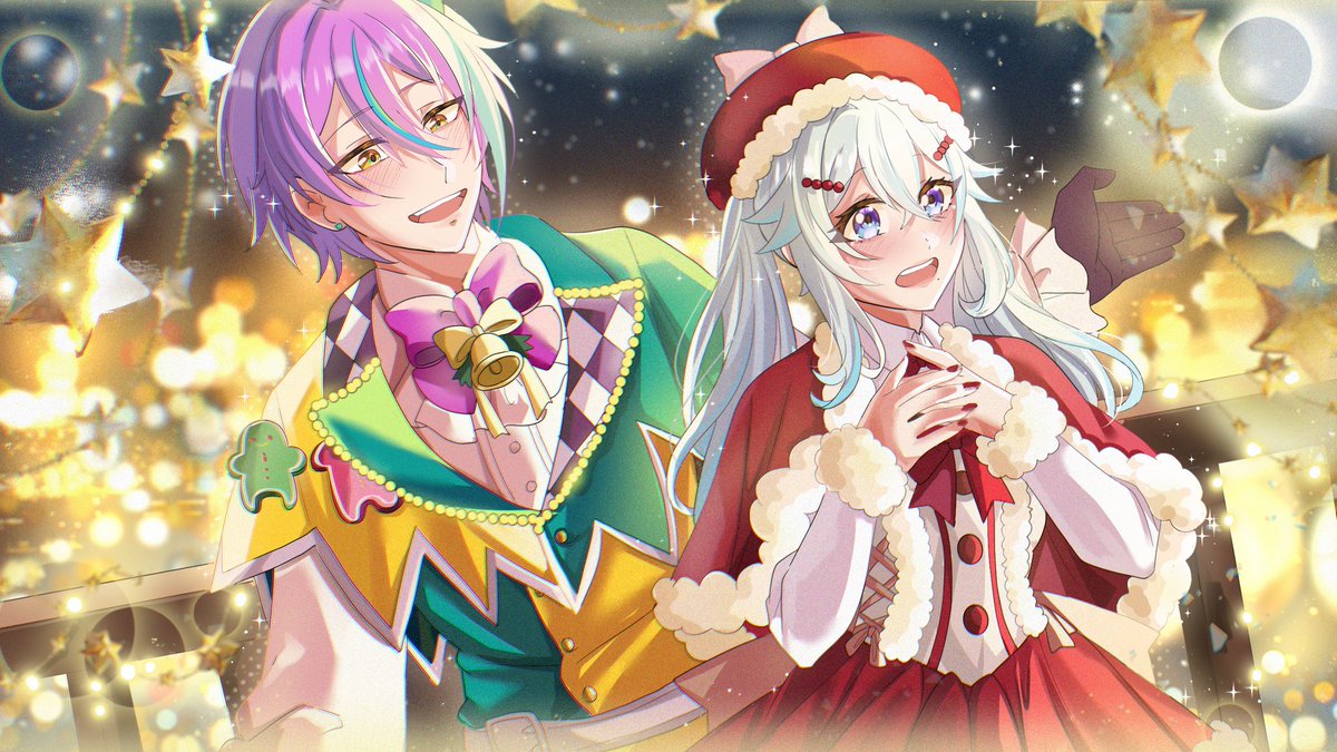 Kyara_BimuuYume's tweet image. 🎀AinaRui🎈~Happy 10 months together and Merry Christmas!~

Aina wanted to see the Christmas lights after a show, so Rui made it possible, they went to see the Christmas lights together 🥹💞

#yumetwt #ocxcanon
©Me!