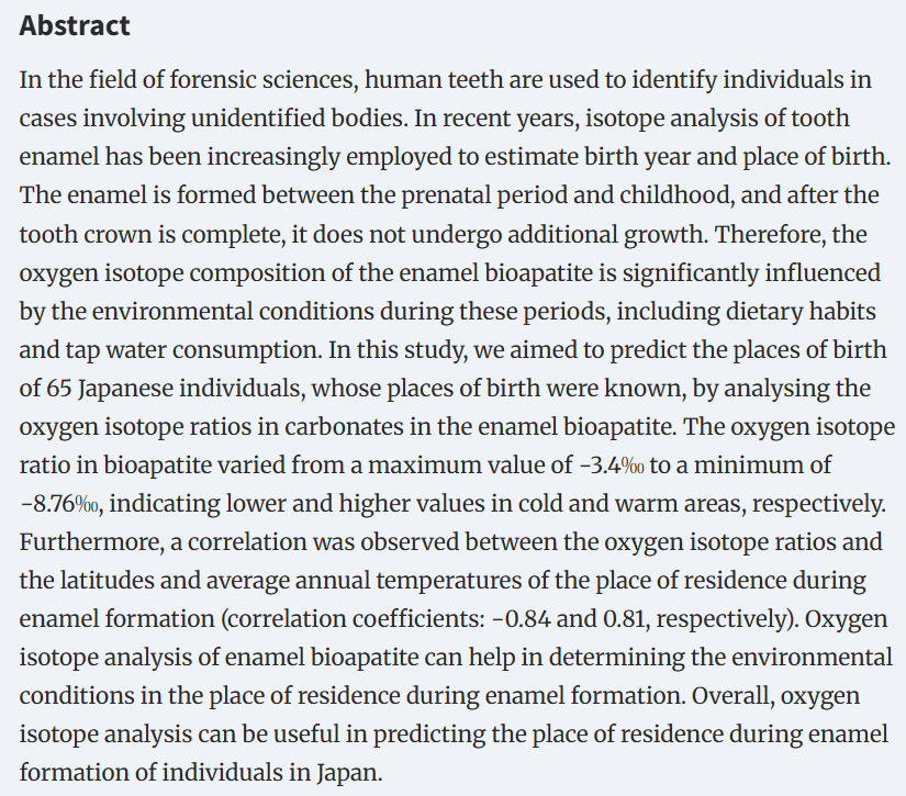 Forensic Sciences Research tweet media