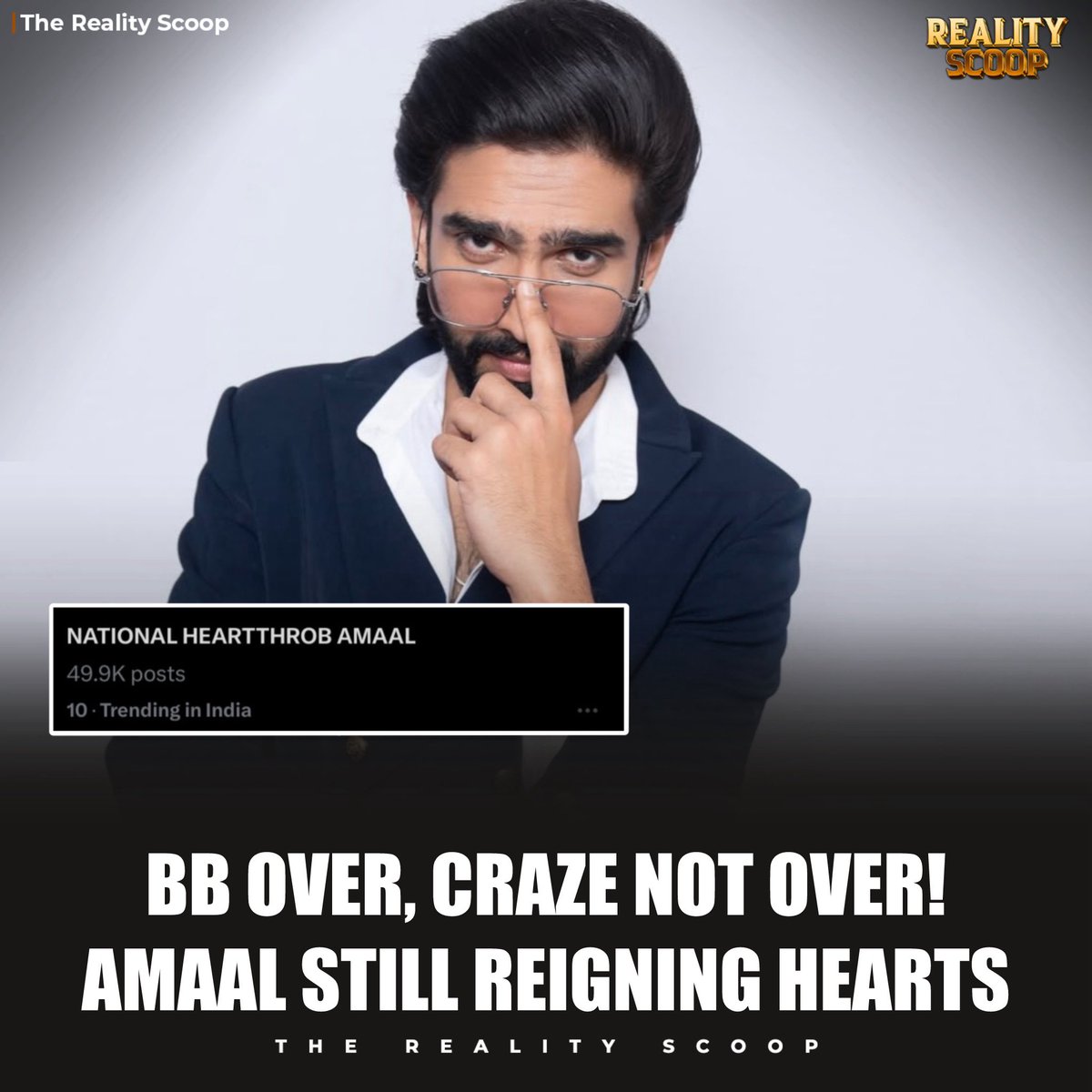 reality_scoop_'s tweet image. Even after Bigg Boss, Amaal Mallik’s charm isn’t slowing down! Fans keep him trending as the nation’s newest heartthrob. ✨
#AmaalMallik #TrendingOnX #BB19