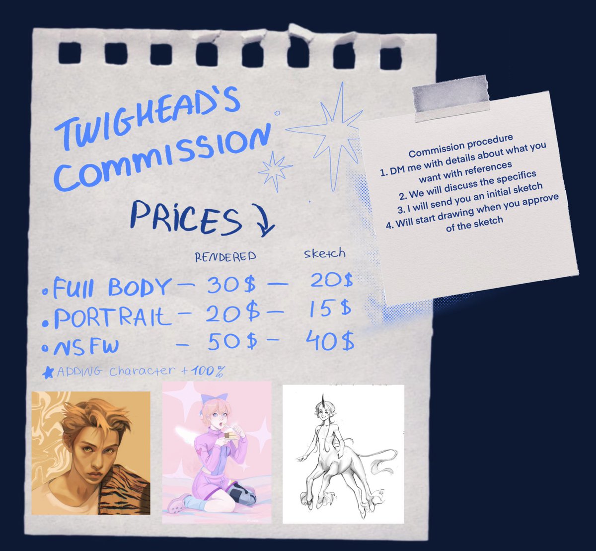 Niki! commissions open tweet media