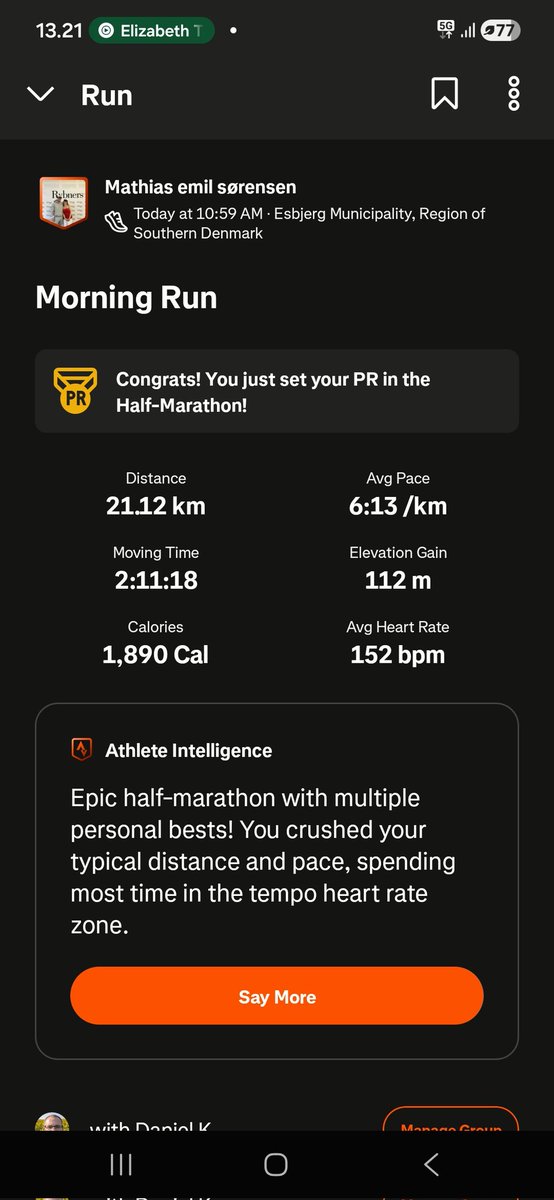 Årets sidste race flot rute vidunderligt  vejr og elendige ben og alligevel pr #twrundk