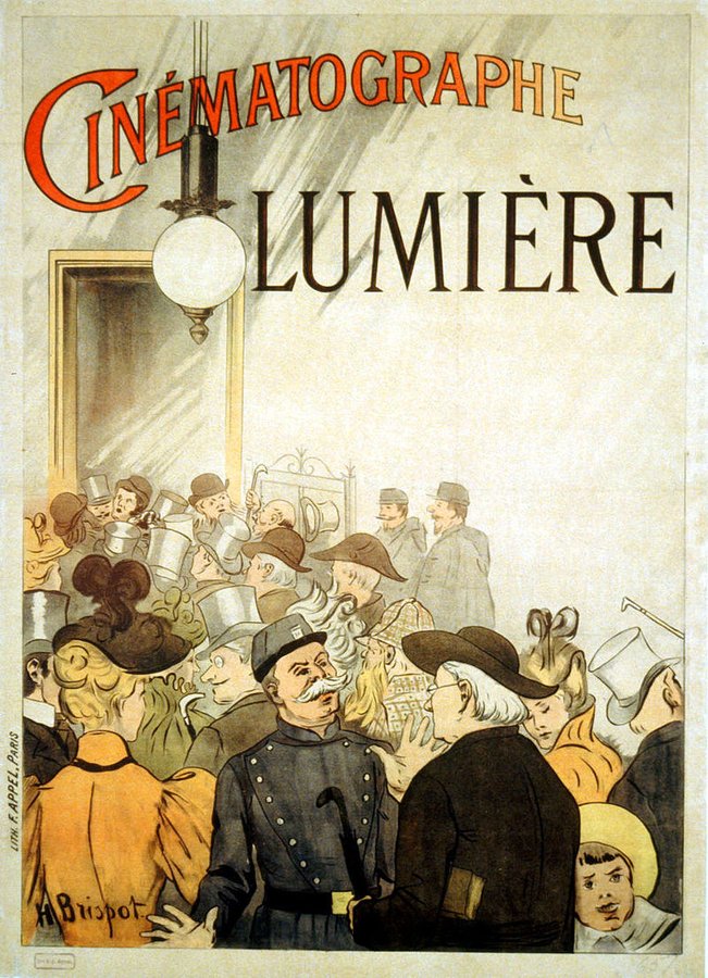 UndergroundFil6's tweet photo. Am 28. Dezember 1895 führten die Brüder #Lumière die erste kommerzielle Kinovorstellung in Paris auf.
Das #Kino wird heute genau 130 Jahre alt! https://t.co/ipTYeJDhTj