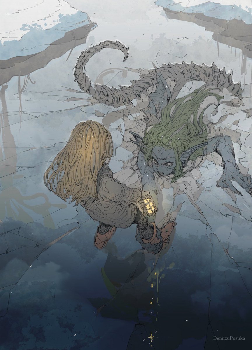 DemizuPosuka's tweet image. 「それでも時々　古代の海から」（2023)