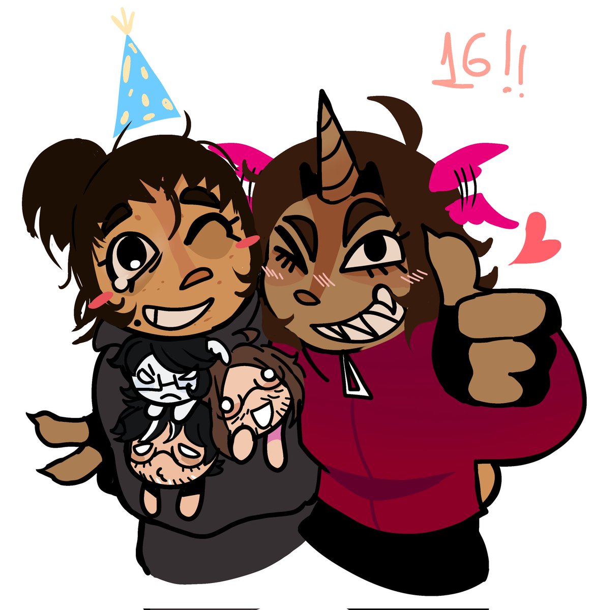 Amargura_Ofc's tweet image. E HOJE É UM DIA MAIS DO QUE ESPECIAL ( para mim )
HJ É MEU ANIVERSÁRIO RAPAZIADAAAAAAQ!!!!!!!! 16 anus eu faço agora😛 eu queria agradecer muito a todos vcs que me seguem! E PRINCIPALMENTE a comunidade do JF!! por causa de vcs eu consegui bater meus 1.000 seguidores  :)❤️