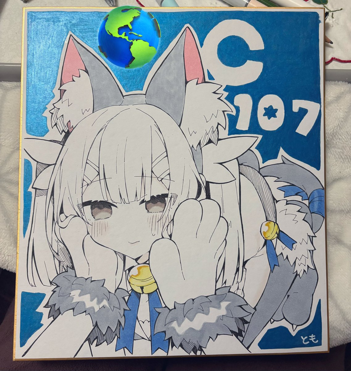 塗る前のが良かった気がする供養
(手前の手はイリヤ) 