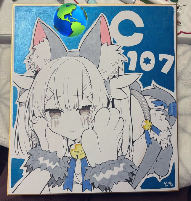 塗る前のが良かった気がする供養
(手前の手はイリヤ) 