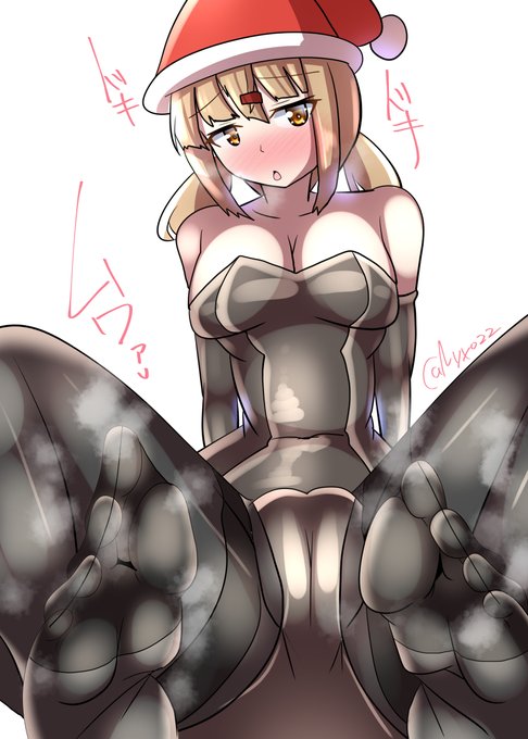 「アドミラル…また足裏かい?なんだか少し恥ずかしいな…///」 ムレムレ黒タイツタシュケントチャン(ˇωˇ) 進水日おめでとう!(連続2120日目 #艦これ版真剣お絵描き60分一本勝負_20251228 #艦これ版深夜の真剣お絵描き60分一本勝負 #10000日チャレンジ #めび環んどろ #タシュケント進水日