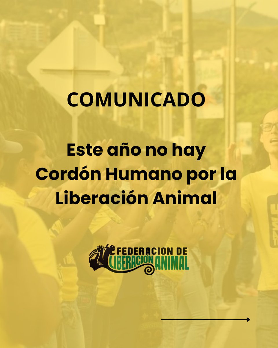 fdlanimal's tweet image. Comunicado
#CordónHumanoPorLaLiberación